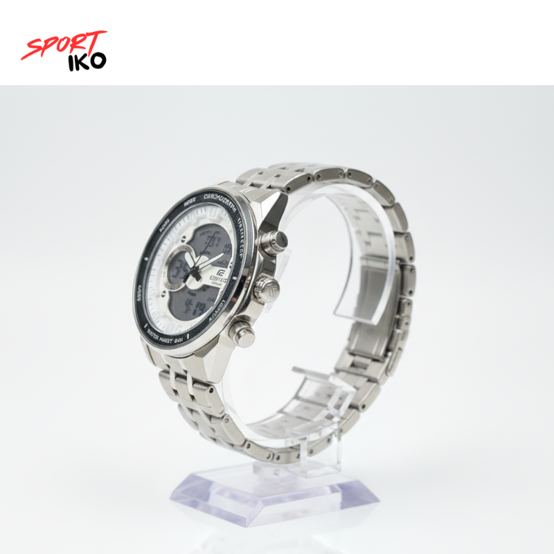 Montre CASIO EDIFICE Blanc Élégante et Robuste