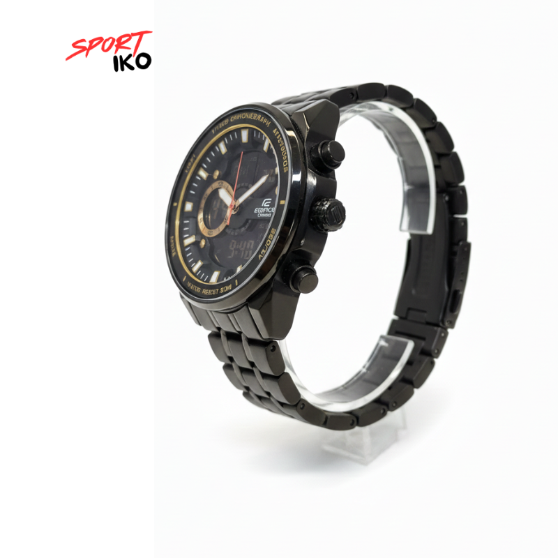 Montre Chronographe Casio Edifice Homme – Boîtier Bicolore Acier & Or