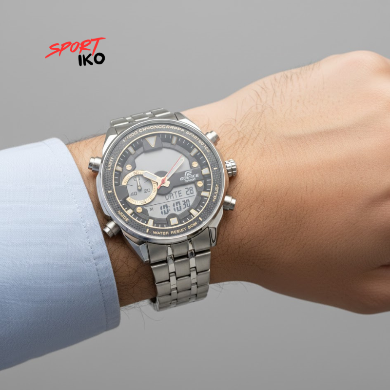 Montre CASIO EDIFICE Noire Élégante et Robuste