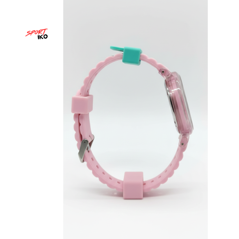 Montre de Sport Analogique Nike – Édition rose et vert